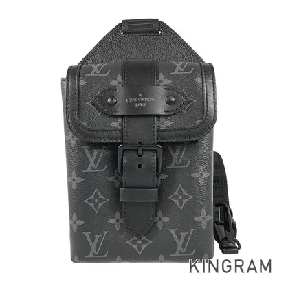 LOUIS VUITTON Monogram Eclipse Saumur Slingbag M45912 Sling bag
