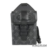 LOUIS VUITTON Monogram Eclipse Saumur Slingbag M45912 Sling bag
