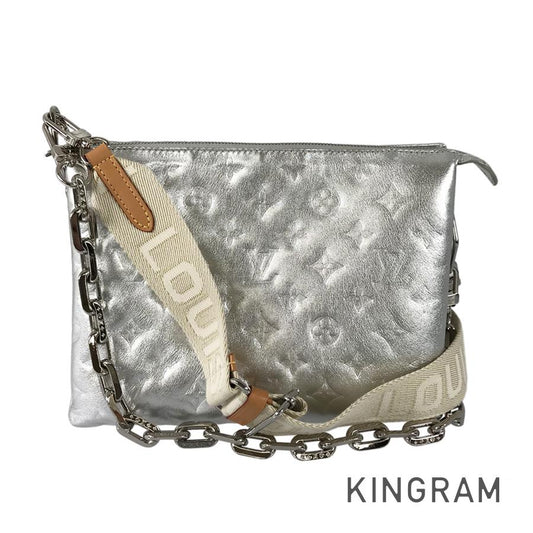 LOUIS VUITTON Monogram Embossed Coussin PM M57913 Shoulder bag