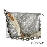 LOUIS VUITTON Monogram Embossed Coussin PM M57913 Shoulder bag