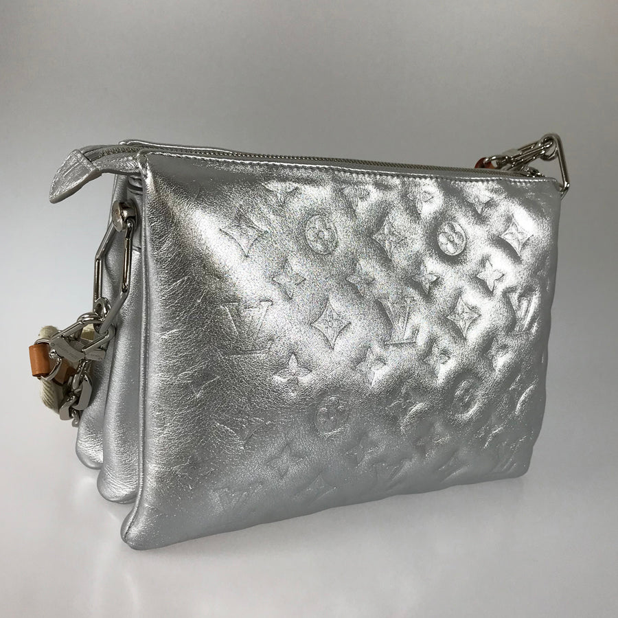 LOUIS VUITTON Monogram Embossed Coussin PM M57913 Shoulder bag
