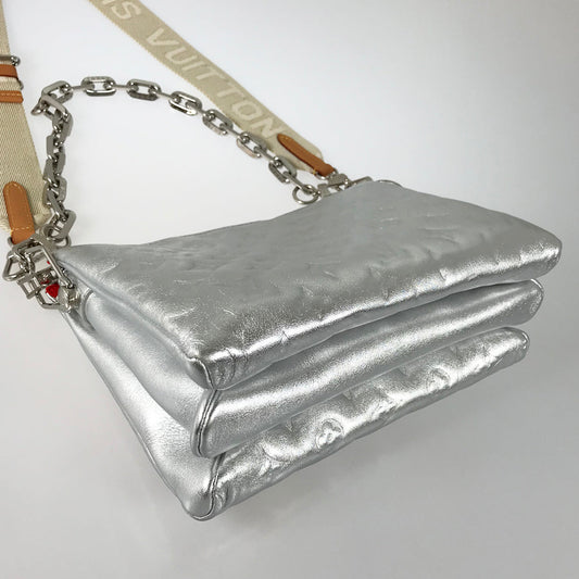 LOUIS VUITTON Monogram Embossed Coussin PM M57913 Shoulder bag