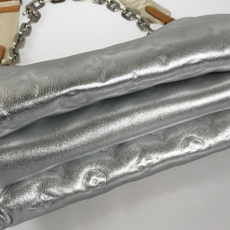 LOUIS VUITTON Monogram Embossed Coussin PM M57913 Shoulder bag