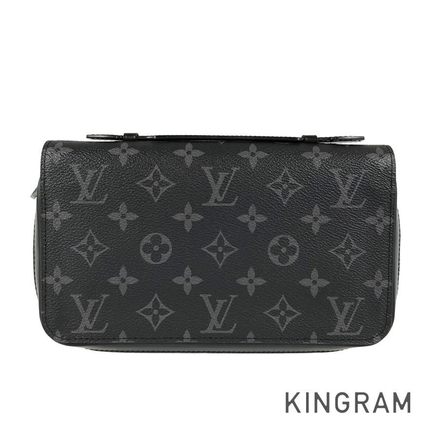LOUIS VUITTON Monogram Eclipse Zippy XL M61698 Long wallet Round zipper