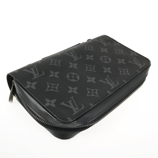LOUIS VUITTON Monogram Eclipse Zippy XL M61698 Long wallet Round zipper