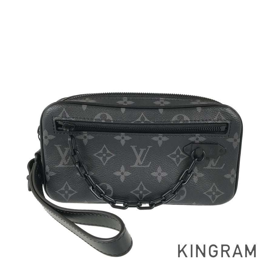 LOUIS VUITTON Monogram Eclipse Pochette Volga M68321 Second bag