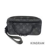 LOUIS VUITTON Monogram Eclipse Pochette Volga M68321 Second bag