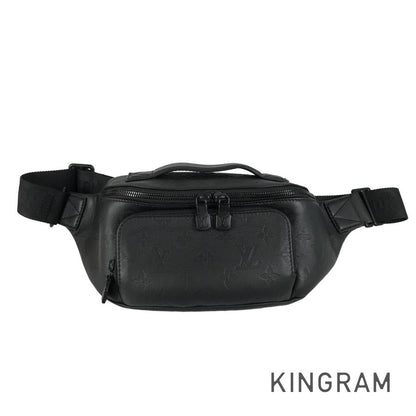 LOUIS VUITTON Monogram Shadow Rush Bum Bag M47058 Waist pouch