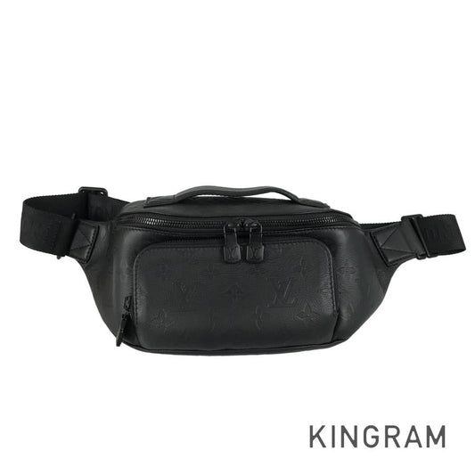 LOUIS VUITTON Monogram Shadow Rush Bum Bag M47058 Waist pouch