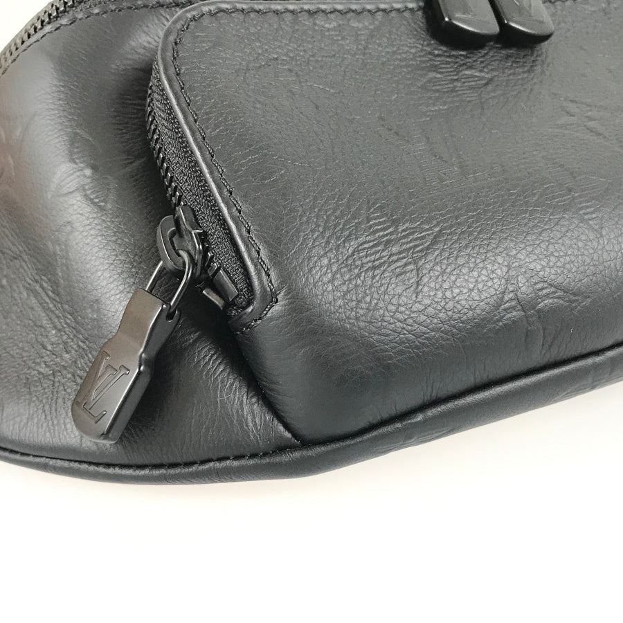 LOUIS VUITTON Monogram Shadow Rush Bum Bag M47058 Waist pouch