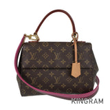 LOUIS VUITTON Monogram Cluny BB M42738 Hand bag