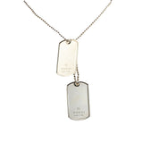 Gucci Dog Tag SV925 Necklace