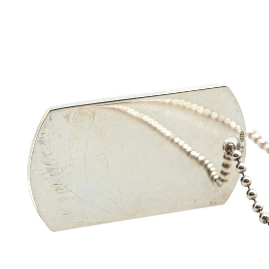 Gucci Dog Tag SV925 Necklace