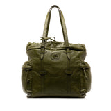 Gucci Drawstring Tote Leather Tote Bag