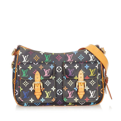 Louis Vuitton Multicolor Lodge PM Black PVC Leather Shoulder Bag