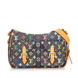 Louis Vuitton Multicolor Lodge PM Black PVC Leather Shoulder Bag