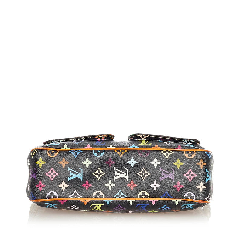 Louis Vuitton Multicolor Lodge PM Black PVC Leather Shoulder Bag