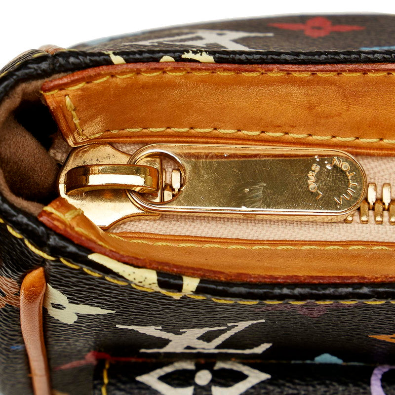 Louis Vuitton Multicolor Lodge PM Black PVC Leather Shoulder Bag