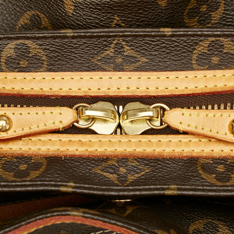Louis Vuitton Monogram Brown PVC Leather 2way Handbag Shoulder Bag