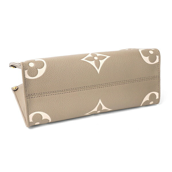 Louis Vuitton Monogram Empreinte OntheGo PM Tote Bag Creme