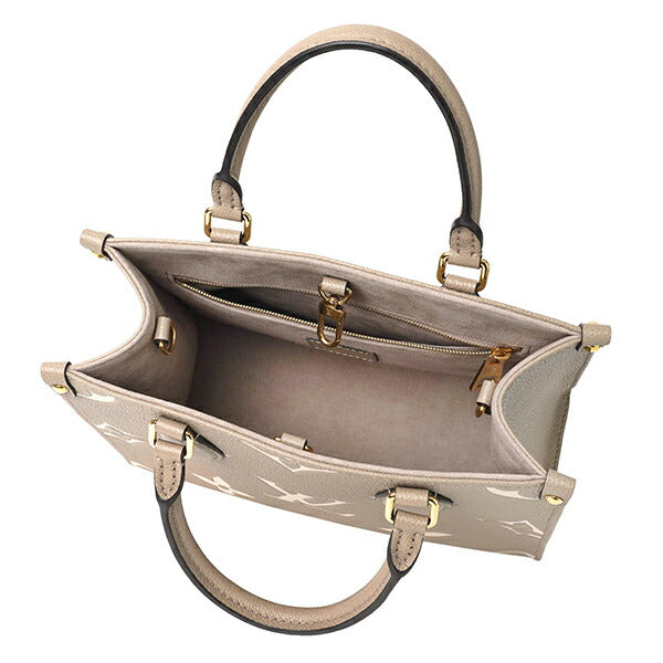 Louis Vuitton Monogram Empreinte OntheGo PM Tote Bag Creme