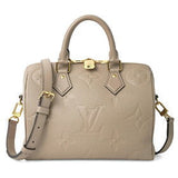 Louis Vuitton Monogram Emplant Speedy Bandouliere Creme
