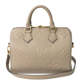 Louis Vuitton Monogram Emplant Speedy Bandouliere Creme