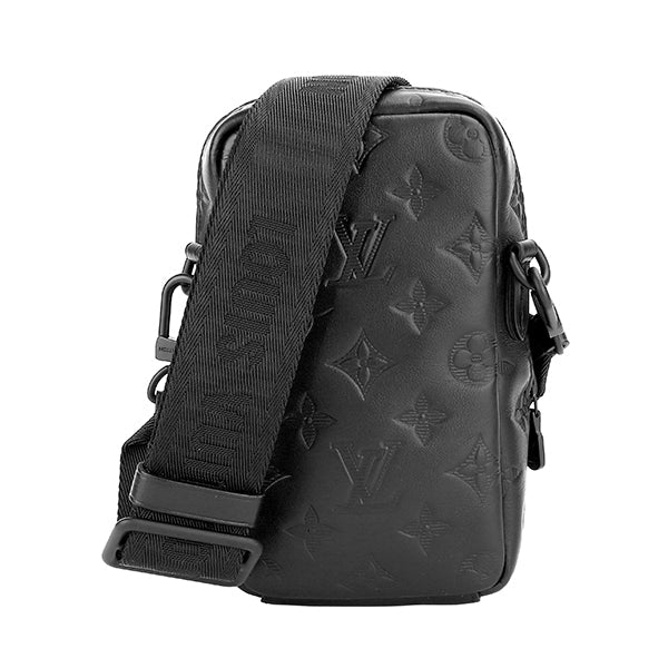 Louis Vuitton Shoulder Bag Monogram Shadow Black
