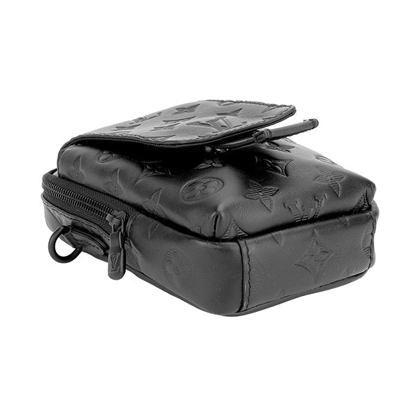 Louis Vuitton Shoulder Bag Monogram Shadow Black