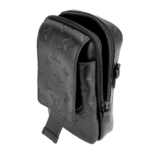 Louis Vuitton Shoulder Bag Monogram Shadow Black