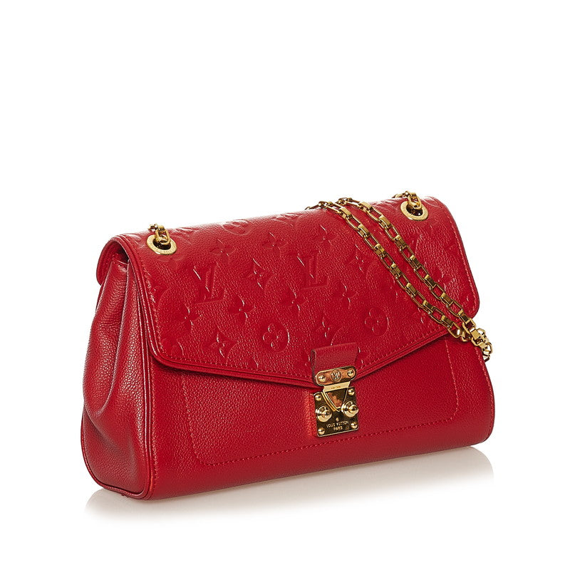 Louis Vuitton Monogram Empreinte Saint Germain PM Chain Shoulder Bag Leather