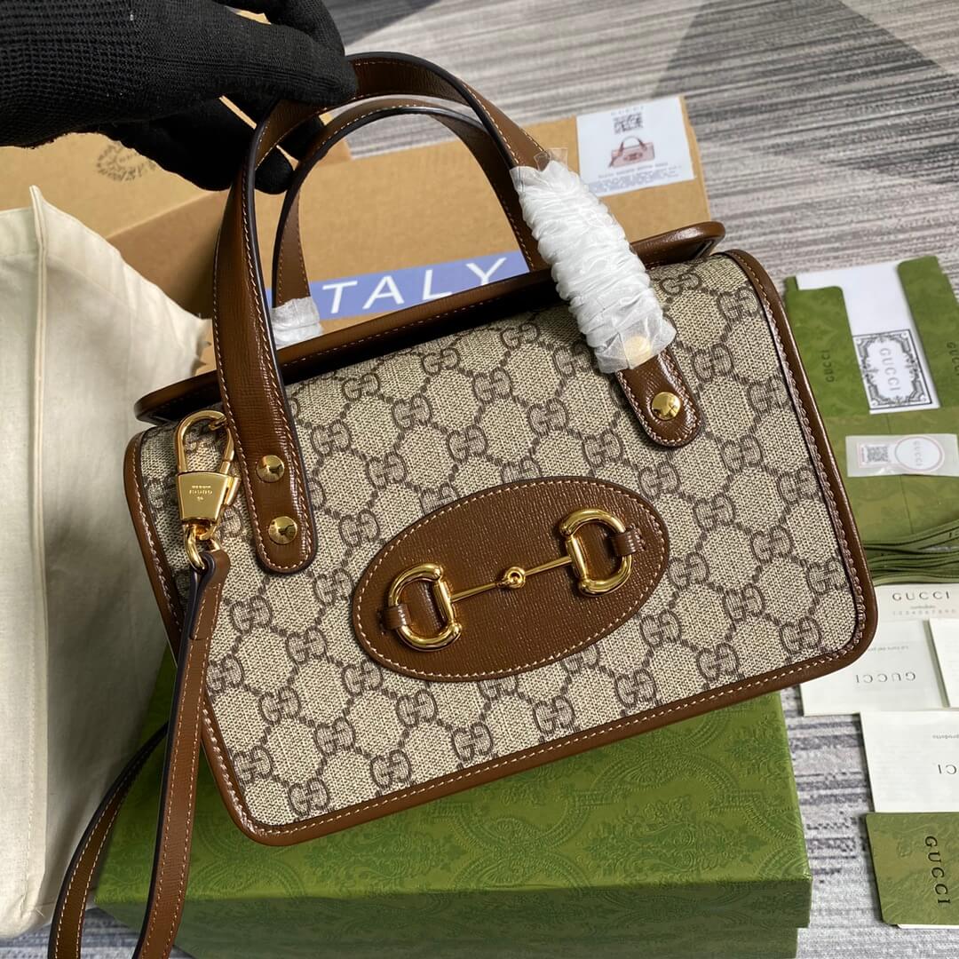 GC handbag Ophidia 645453 brown pvc