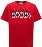 GUCCI Cotton Jersey Mirror Print T-shirt