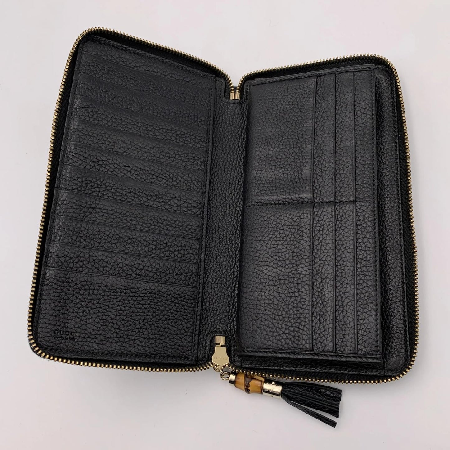 GUCCI WALLET WITH BAMBOO TASSEL