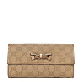 GUCCI MONOGRAM PRINCY CONTINENTAL WALLET
