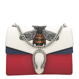 Gucci Tricolor Dionysus Bee Crystal Applique Bag