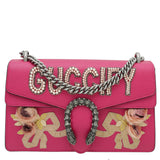 Gucci Rosa Dionysus Guccify Embroidered Bag