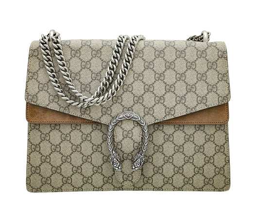 Gucci Bicolor GG Supreme Dionysus Medium Bag