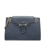 Gucci Blue Guccissima Emily Bag
