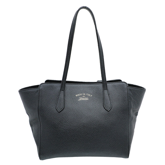 Gucci Black Swing Tote Small Bag