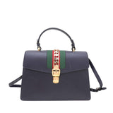 Gucci Navy Blue Sylvie Medium Bag