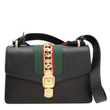 Gucci Black Sylvie Shoulder Bag Small
