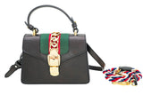 Gucci Black Sylvie Top Handle Bag