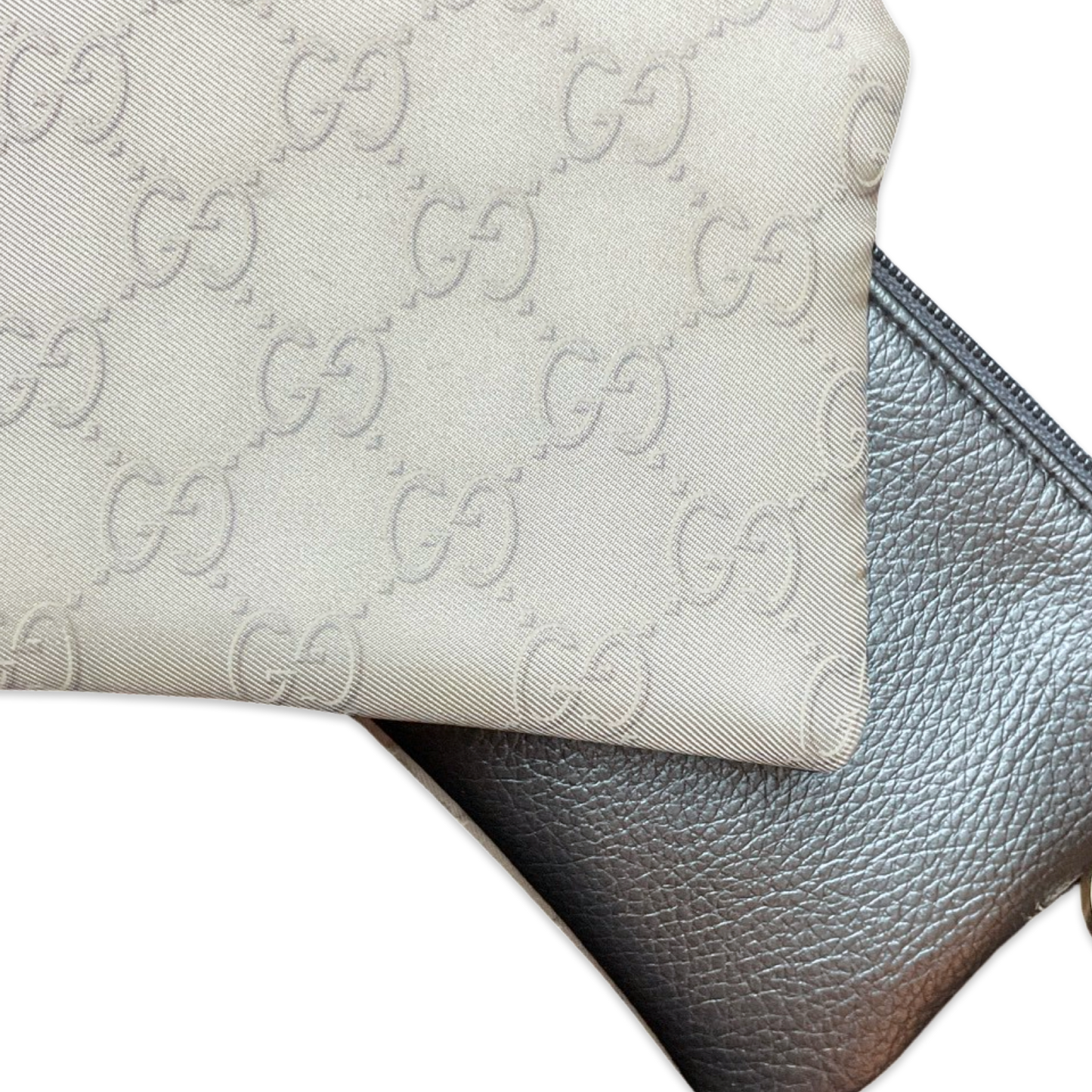GG Monogram   Silk Scarf Wristlet Bag