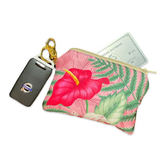 Hawaiian Soul   Silk Scarf Coffee Run Keychain Bag
