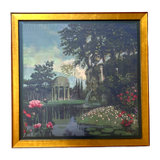 Ignasi Monreal Garden Framed Silk Scarf 33"
