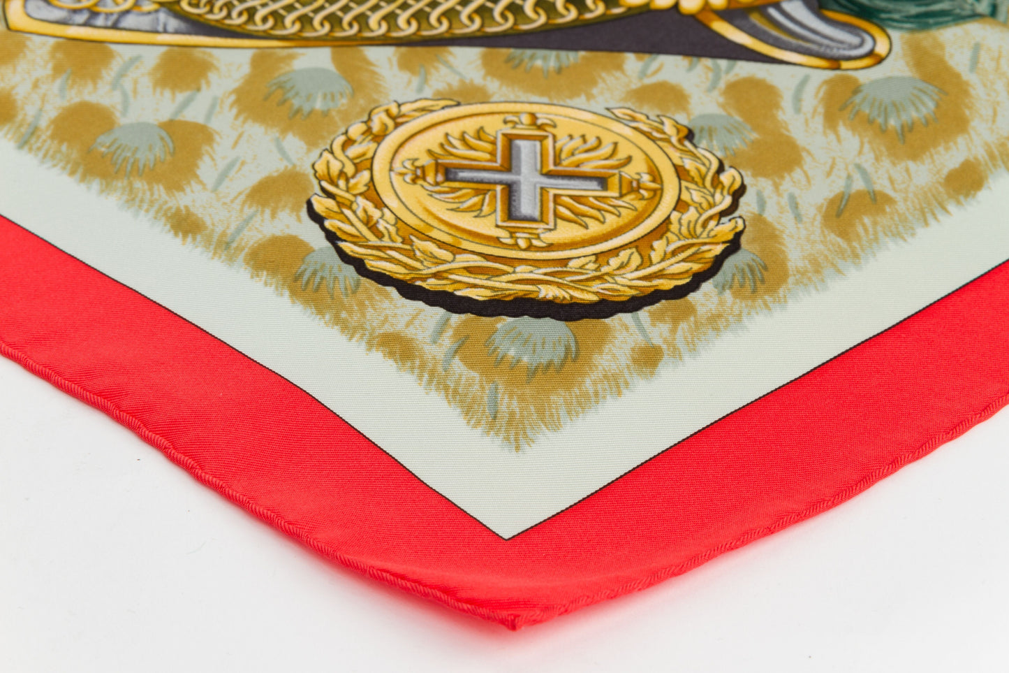 Hermes Casques Et Plumets Silk Scarf