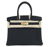 Hermes Birkin 30 Bag Black Togo