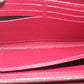 LOUIS VUITTON Zippy Rock Me Long Wallet Calf leather Pink M62949 LV Auth hk1005
