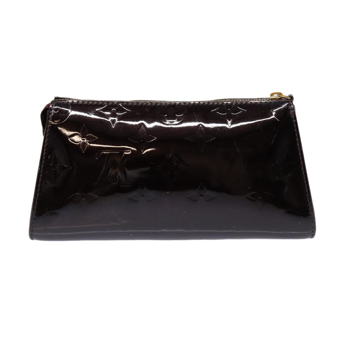 LOUIS VUITTON Vernis Trousse Cosmetic Cosmetic Pouch Amarante M93565 Auth hk1647
